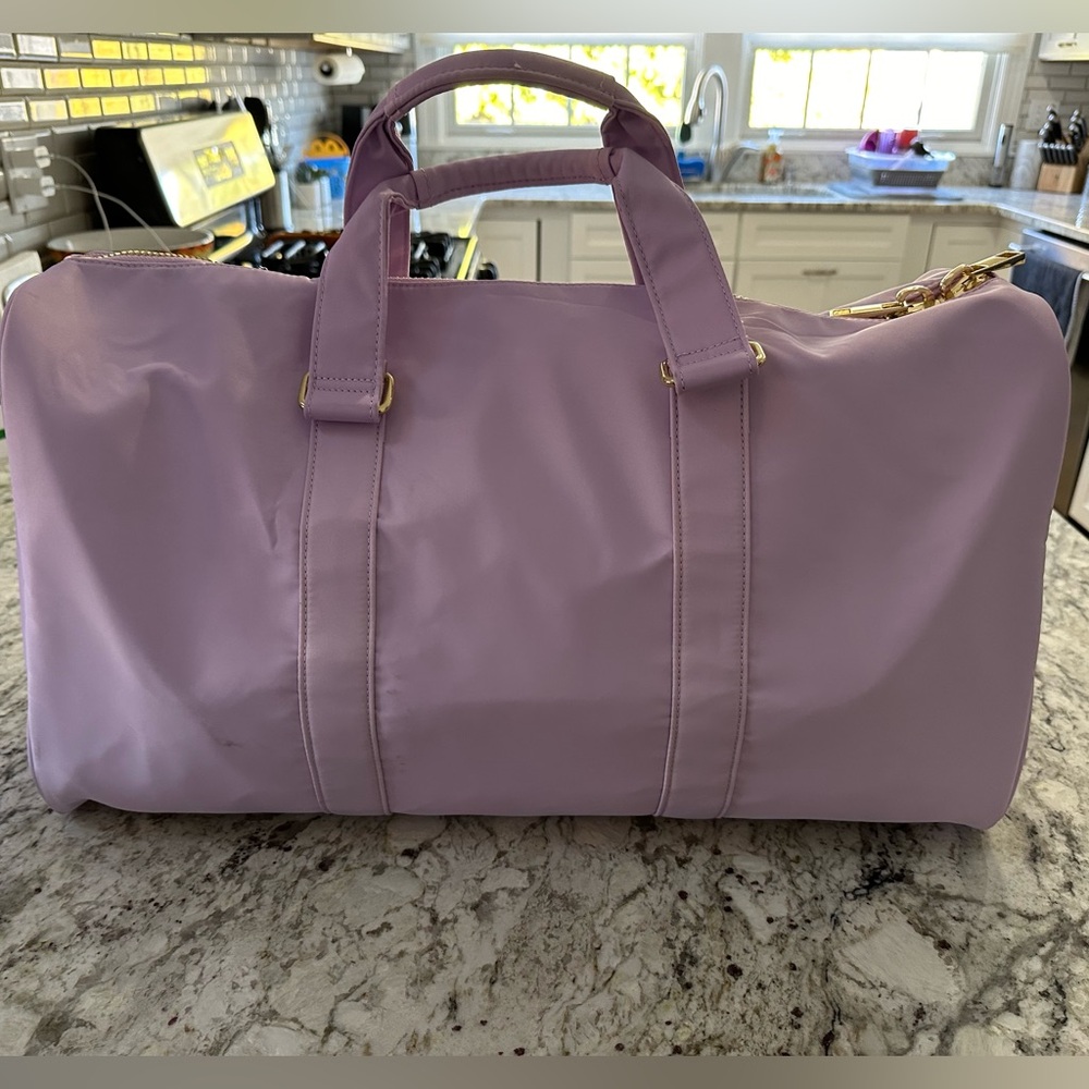 Stoney Clover Lane Classic Duffle Bag in Grape